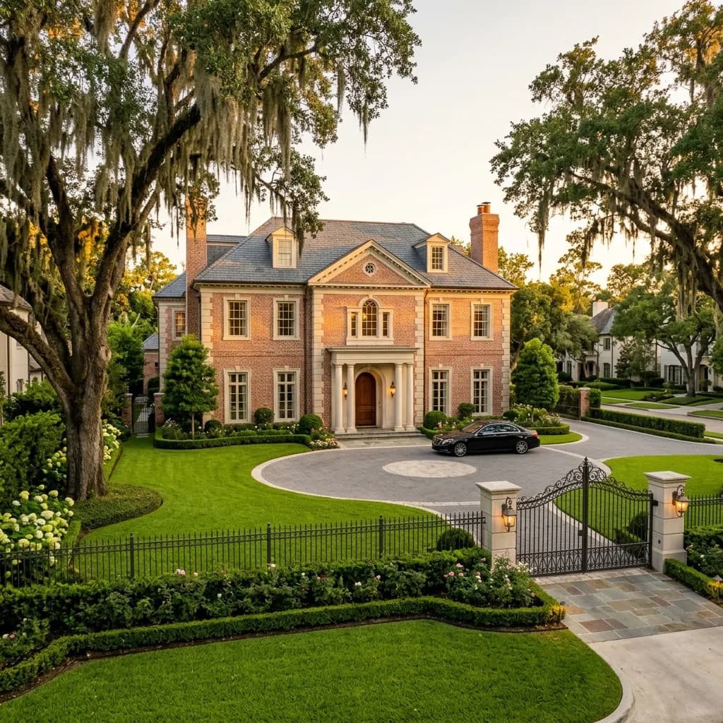 River Oaks Georgian Estate